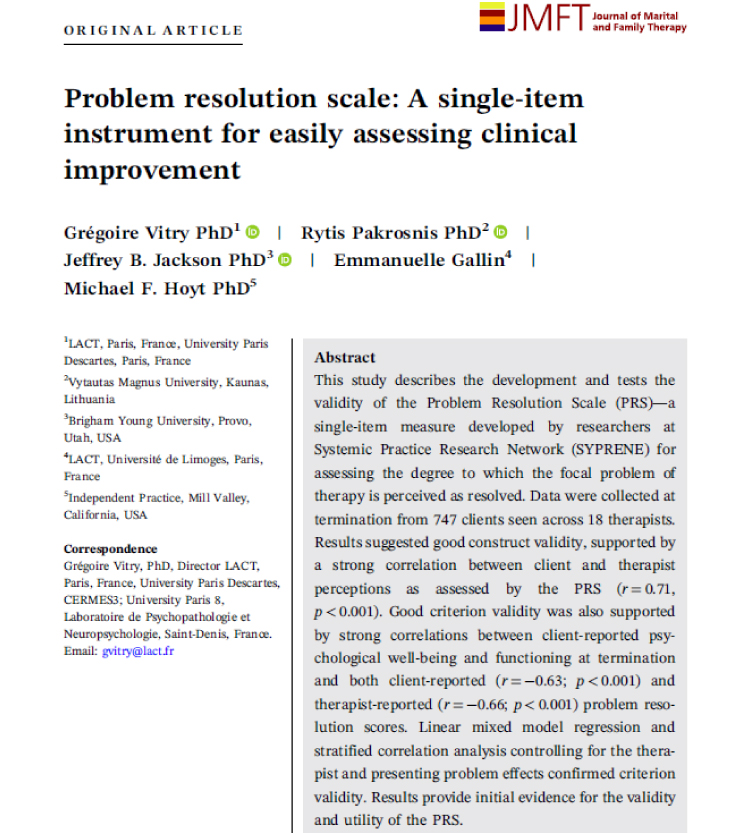 health problem solving scale